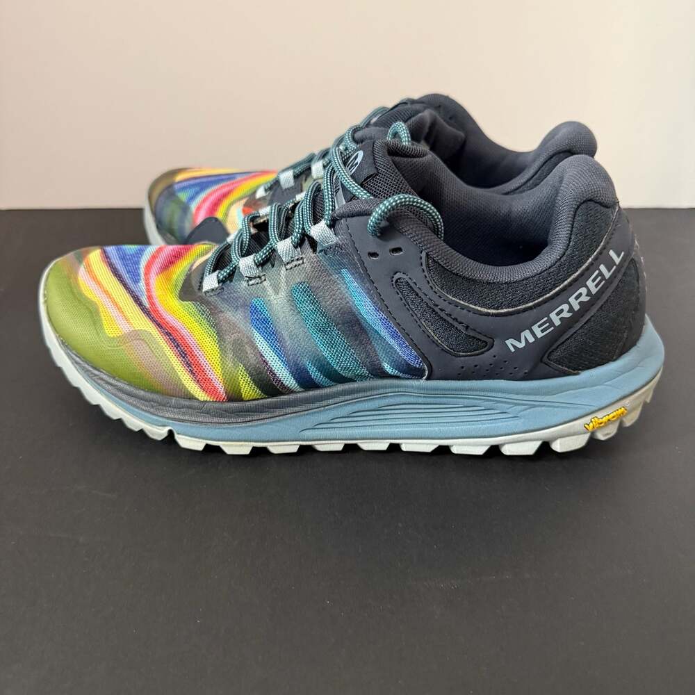 Merrell Nova Men's Rainbow Multi Trail Running Shoes Size 8 J99639 - Picture 5 of 11